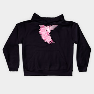 Cicadas and roses Kids Hoodie